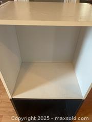 MaxSold Auction: Black and white storage cube tower  - Trent Hills (Ontario, Canada)  PARTNER MANAGED Estate Sale Online Auction -  Trent River Road