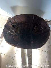 MaxSold Auction: Round Wicker Laundry Hamper with Removable Fabric Liner, 23” - Trent Hills (Ontario, Canada)  PARTNER MANAGED Estate Sale Online Auction -  Trent River Road