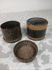 MaxSold Auction: Antique Asian Betel Nut Box - hand woven bamboo - Saanich (British Columbia, Canada) SHORT NOTICE SELLER MANAGED Estate Sale Online Auction - Shelbourne Street