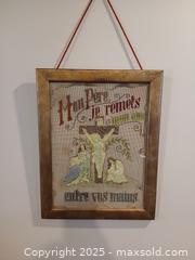 MaxSold Auction: Antique French Religious Cross-Stitch with Celluloid Figures - Saanich (British Columbia, Canada) SHORT NOTICE SELLER MANAGED Estate Sale Online Auction - Shelbourne Street