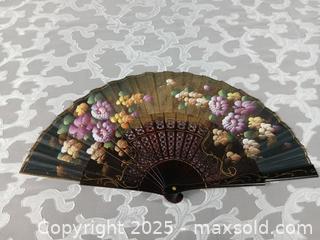 MaxSold Auction: Vintage Hand Painted Fan + Solid Brass Fan - Saanich (British Columbia, Canada) SHORT NOTICE SELLER MANAGED Estate Sale Online Auction - Shelbourne Street