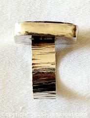 MaxSold Auction: Heavy Chunky Sterling Silver Ring with Purple Stone - Ottawa (Ontario, Canada) SELLER MANAGED Downsizing Online Auction - Barrie Avenue