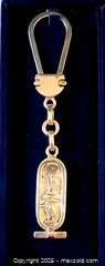 MaxSold Auction: Heavy Egyptian Sterling Silver Key Ring Fob 48 grams - Ottawa (Ontario, Canada) SELLER MANAGED Downsizing Online Auction - Barrie Avenue