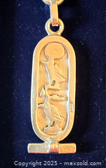 MaxSold Auction: Heavy Egyptian Sterling Silver Key Ring Fob 48 grams - Ottawa (Ontario, Canada) SELLER MANAGED Downsizing Online Auction - Barrie Avenue