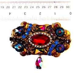 MaxSold Auction: Huge Vintage AUDREY FARBER Artisan Crystal Victorian Style Brooch - Ottawa (Ontario, Canada) SELLER MANAGED Downsizing Online Auction - Barrie Avenue