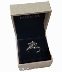 MaxSold Auction: PANDORA Sterling Silver &#38; Onyx Rose Ring in Gift Box - Ottawa (Ontario, Canada) SELLER MANAGED Downsizing Online Auction - Barrie Avenue