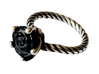 MaxSold Auction: PANDORA Sterling Silver &#38; Onyx Rose Ring in Gift Box - Ottawa (Ontario, Canada) SELLER MANAGED Downsizing Online Auction - Barrie Avenue