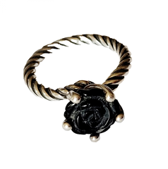 MaxSold Auction: PANDORA Sterling Silver &#38; Onyx Rose Ring in Gift Box - Ottawa (Ontario, Canada) SELLER MANAGED Downsizing Online Auction - Barrie Avenue