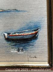 MaxSold Auction: Small Vintage Framed Italian Harbour Print on 999 Silver - Ottawa (Ontario, Canada) SELLER MANAGED Downsizing Online Auction - Barrie Avenue