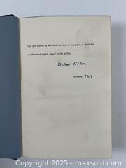 MaxSold Auction: WILLIAM FAUKNER.  "A Fable" 1ST EDITION SIGNED AND NUMBERED.   - Toronto (Ontario, Canada) PARTNER MANAGED Estate Sale Online Auction - Clarendon Avenue