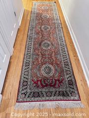 MaxSold Auction: Vintage Silk Oriental Rug - Carpet Runner - Oakville (Ontario, Canada) SELLER MANAGED Estate Sale Online Auction - Summerlea Street