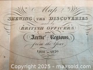MaxSold Auction: Antique map of Northern Canada backed with linen  - Toronto (Ontario, Canada) SELLER MANAGED Downsizing Online Auction - Floyd Avenue