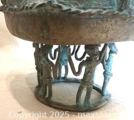 MaxSold Auction: Cast metal container (kuduo) from Ghana - Toronto (Ontario, Canada) SELLER MANAGED Downsizing Online Auction - Floyd Avenue