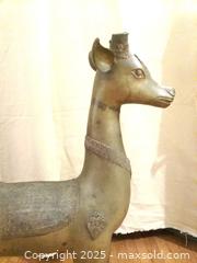 MaxSold Auction: Large cast bronze deer - Toronto (Ontario, Canada) SELLER MANAGED Downsizing Online Auction - Floyd Avenue