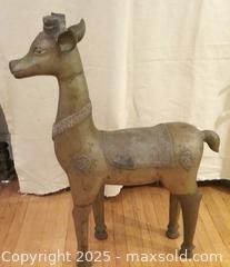 MaxSold Auction: Large cast bronze deer - Toronto (Ontario, Canada) SELLER MANAGED Downsizing Online Auction - Floyd Avenue