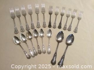 MaxSold Auction: Partial sterling silver cutlery set - 20 pieces - Toronto (Ontario, Canada) SELLER MANAGED Downsizing Online Auction - Floyd Avenue
