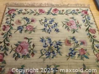 MaxSold Auction: Vintage Eastern European flat woven rug - Toronto (Ontario, Canada) SELLER MANAGED Downsizing Online Auction - Floyd Avenue