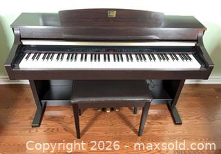 MaxSold Auction: Yamaha "Clavinova" Digital Console Piano with Bench - Ottawa (Ontario, Canada) PARTNER MANAGED Estate Sale Online Auction - Grant Carman Drive (CONDO)