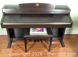 MaxSold Auction: Yamaha "Clavinova" Digital Console Piano with Bench - Ottawa (Ontario, Canada) PARTNER MANAGED Estate Sale Online Auction - Grant Carman Drive (CONDO)