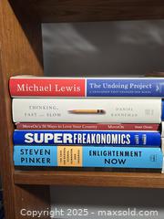 MaxSold Auction:  (15) Nonfiction Books – Politics, Psychology & Mathematics - San Francisco (California, USA) PARTNER MANAGED Estate Sale Online Auction - 10th Street (CONDO)