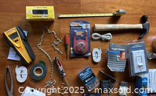 MaxSold Auction: Calling All Handypeople: Tools, Hardware, Stud Finder & Adhesives - San Francisco (California, USA) PARTNER MANAGED Estate Sale Online Auction - 10th Street (CONDO)