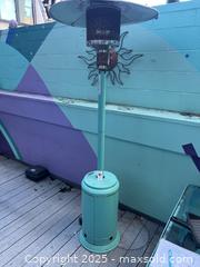 MaxSold Auction: Fire Sense Outdoor Propane Patio Heater – Turquoise - San Francisco (California, USA) PARTNER MANAGED Estate Sale Online Auction - 10th Street (CONDO)