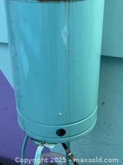 MaxSold Auction: Fire Sense Outdoor Propane Patio Heater – Turquoise - San Francisco (California, USA) PARTNER MANAGED Estate Sale Online Auction - 10th Street (CONDO)