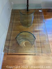 MaxSold Auction: Glass Dining Table with Curved Base Seats 8 - San Francisco (California, USA) PARTNER MANAGED Estate Sale Online Auction - 10th Street (CONDO)