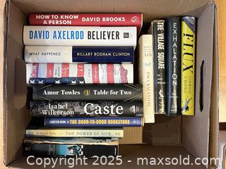 MaxSold Auction: Lot of  Books – Contemporary Fiction, Memoir & Literary Favorites (24 books) - San Francisco (California, USA) PARTNER MANAGED Estate Sale Online Auction - 10th Street (CONDO)