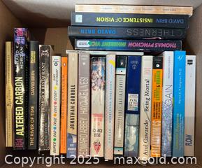 MaxSold Auction: Lot of Books – Literary Fiction, Science Fiction & Nonfiction (25+ Titles) - San Francisco (California, USA) PARTNER MANAGED Estate Sale Online Auction - 10th Street (CONDO)