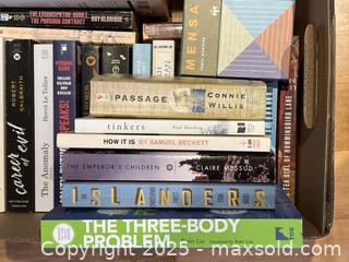 MaxSold Auction: Lot of Books – Science Fiction, Literary Fiction & Nonfiction Mix (25+ Titles) - San Francisco (California, USA) PARTNER MANAGED Estate Sale Online Auction - 10th Street (CONDO)