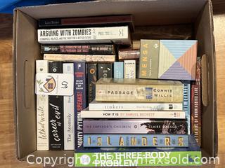 MaxSold Auction: Lot of Books – Science Fiction, Literary Fiction & Nonfiction Mix (25+ Titles) - San Francisco (California, USA) PARTNER MANAGED Estate Sale Online Auction - 10th Street (CONDO)