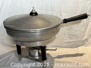 MaxSold Auction: Vintage Mid-Century Modern Chafing Dish Set - San Francisco (California, USA) PARTNER MANAGED Estate Sale Online Auction - 10th Street (CONDO)