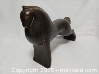 MaxSold Auction: Vintage Gio Ponti Wooden Horse Sculpture  - Toronto (Ontario, Canada) SELLER MANAGED Reseller Online Auction -  Queen Street West