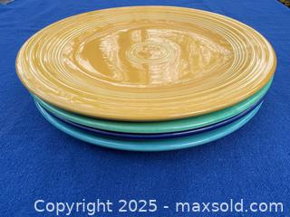 MaxSold Auction: Set of 4 Fiesta Ware Dinner Plates, Original 1940&#39;s Vintage pieces, Early mid-century design/Art Deco - Toronto (Ontario, Canada) SELLER MANAGED Downsizing Online Auction - Shaw Street