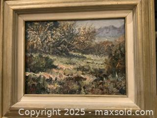 MaxSold Auction: Original Noel Espinoza oil on canvas painting - landscape - excellent condition  - Toronto (Ontario, Canada) SELLER MANAGED Downsizing Online Auction - Thome Crescent