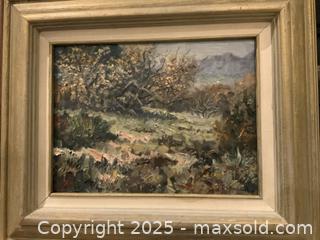 MaxSold Auction: Original Noel Espinoza oil on canvas painting - landscape - excellent condition  - Toronto (Ontario, Canada) SELLER MANAGED Downsizing Online Auction - Thome Crescent