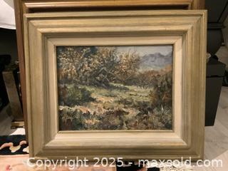 MaxSold Auction: Original Noel Espinoza oil on canvas painting - landscape - excellent condition  - Toronto (Ontario, Canada) SELLER MANAGED Downsizing Online Auction - Thome Crescent