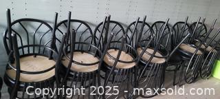 MaxSold Auction: 20 BLACK RESTAURANT STYLE CHAIRS - Gravenhurst (Ontario, Canada) SELLER MANAGED Commercial Liquidation Online Auction - Progress Road