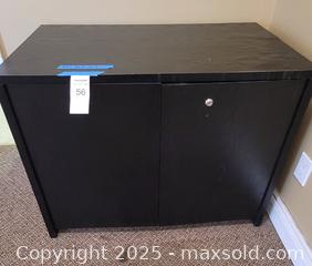 MaxSold Auction: BLACK 2 DOOR CUPBOARD - Gravenhurst (Ontario, Canada) SELLER MANAGED Commercial Liquidation Online Auction - Progress Road