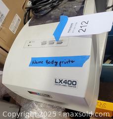 MaxSold Auction: NAME BADGE PRINTER - Gravenhurst (Ontario, Canada) SELLER MANAGED Commercial Liquidation Online Auction - Progress Road