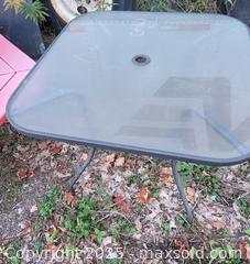 MaxSold Auction: SMALL GLASS, METAL TABLE - Gravenhurst (Ontario, Canada) SELLER MANAGED Commercial Liquidation Online Auction - Progress Road