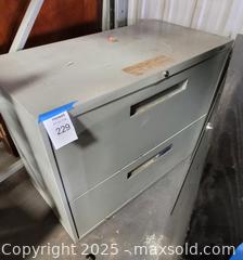 MaxSold Auction: TWO DRAWER CREDENZA - Gravenhurst (Ontario, Canada) SELLER MANAGED Commercial Liquidation Online Auction - Progress Road