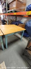 MaxSold Auction: Two Wood Pub Style Tables - Gravenhurst (Ontario, Canada) SELLER MANAGED Commercial Liquidation Online Auction - Progress Road