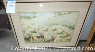 MaxSold Auction: WHEAT ART WORK - Gravenhurst (Ontario, Canada) SELLER MANAGED Commercial Liquidation Online Auction - Progress Road