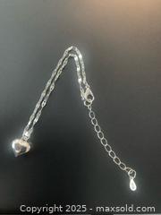 MaxSold Auction: Sterling Silver Ankle Bracelet #1 - Toronto (Ontario, Canada) SELLER MANAGED Moving Online Auction - Ridley Boulevard (CONDO)