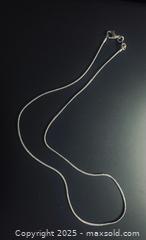 MaxSold Auction: Sterling Silver Necklace #8 - Toronto (Ontario, Canada) SELLER MANAGED Moving Online Auction - Ridley Boulevard (CONDO)