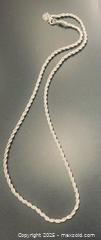 MaxSold Auction: Sterling Silver Necklace #9 - Toronto (Ontario, Canada) SELLER MANAGED Moving Online Auction - Ridley Boulevard (CONDO)