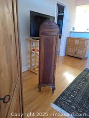 MaxSold Auction: Tall Narrow Glass-Front Display/Curio Cabinet, Rustic Wood C - Ottawa (Ontario, Canada) SELLER MANAGED Downsizing Online Auction -  Chimney Corner Terrace