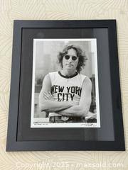MaxSold Auction: Bob Gruen Signed John Lennon Photograph  - Toronto (Ontario, Canada) PARTNER MANAGED Estate Sale Online Auction - Esander Drive (STORAGE)